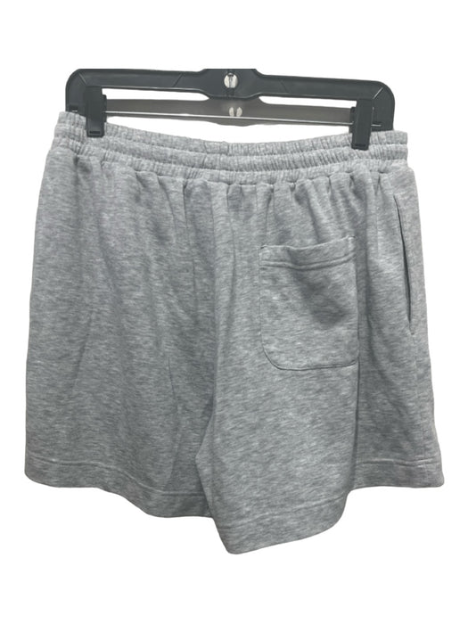 Sleeper Size L/XL Gray Cotton Blend Elastic Drawstring Heathered Short Set Gray / L/XL