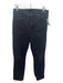 Mother Size 32 Black Cotton Denim Mid Rise Straight Leg Crop Jeans Black / 32