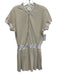 Sundays Size M Cream White Polyester & Cotton Short Sleeve Textured Dress Cream White / M