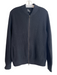 Vince Size Medium Black Wool & Cashmere Ribbed Front Zip Pockets Sweater Black / Medium