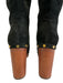 Veronica Beard Shoe Size 7 Black, Brown & Gold Leather Upper Suede Boots Black, Brown & Gold / 7