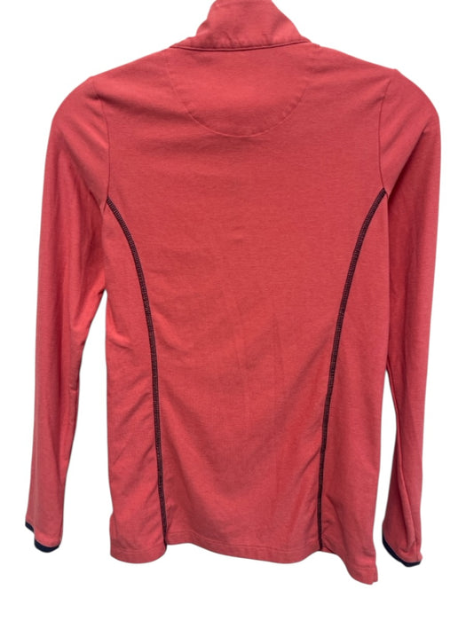 Magnolia Lane Size XS Coral Red Half Zip Pullover Athletic Top Coral Red / XS