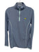Magnolia Lane Size Small Blue Polyester Blend Half Zip Athletic pull over Top Blue / Small