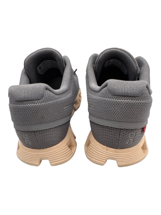 On Cloud Shoe Size 7.5 Charcoal & pink Technical Fabric Running Sneakers Charcoal & pink / 7.5