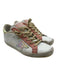 Golden Goose Shoe Size 37 Pink, White, Multi Leather Upper Plaid Star Sneakers Pink, White, Multi / 37