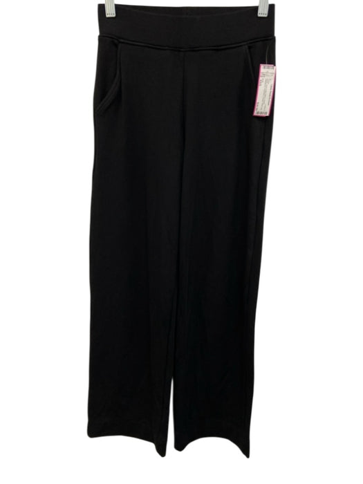 AYR Size XS/S Black Pima Cotton Blend Elastic Waistband Pocketed Lounge Pants Black / XS/S
