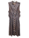 Equipment Femme Size 0 Blush Beige & Blue Missing Fabric Tag Sleeveless Dress Blush Beige & Blue / 0