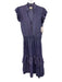 Perry Walker Collective Size 1/S Blue, Pink, Red Silk & Polyester Midi Dress Blue, Pink, Red / 1/S
