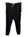 Vuori Size S Black Elastic Drawstring Waist Crop Jogger Pants Black / S