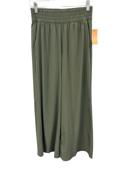 Vuori Size S Olive Green Elastic Waist Wide Leg Pants Olive Green / S