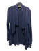 Athleta Size XXS Navy Blue Modal & Bamboo Long Sleeve Thumb Holes Drape Cardigan Navy Blue / XXS