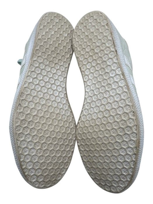 Adidas Shoe Size 6.5 Seafoam Green Leather Upper Suede Striped Lace Up Sneakers Seafoam Green / 6.5