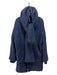 Marc By Marc Jacobs Size XS/S Navy Blue Wool & Alpaca Fuzzy Zip Front Jacket Navy Blue / XS/S