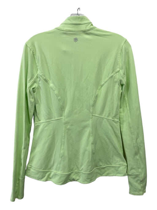 Athleta Size S Neon Green Nylon Blend Zip Long Sleeve Jacket Neon Green / S