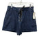 Rag & Bone Jean Size 29 Dark Wash Cotton Denim Lace Up Front Pocketed Shorts Dark Wash / 29