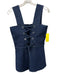 See By Chloe Size 40 Dark Wash Cotton Blend Denim Sleeveless Lace Up Front Top Dark Wash / 40
