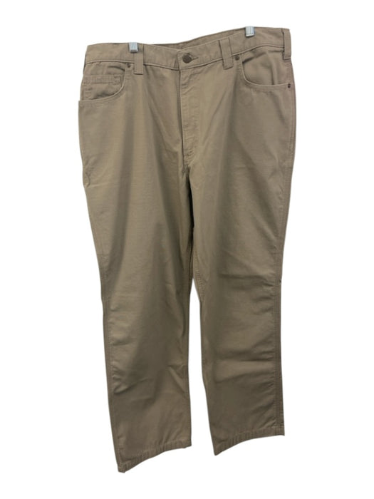 Carhartt Size 38 Light Beige Cotton Solid Men's Pants Light Beige / 38