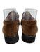 Salvatore Ferragamo Shoe Size 10.5 Brown & Black Leather Upper Suede Loafers Brown & Black / 10.5