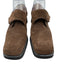 Salvatore Ferragamo Shoe Size 10.5 Brown & Black Leather Upper Suede Loafers Brown & Black / 10.5