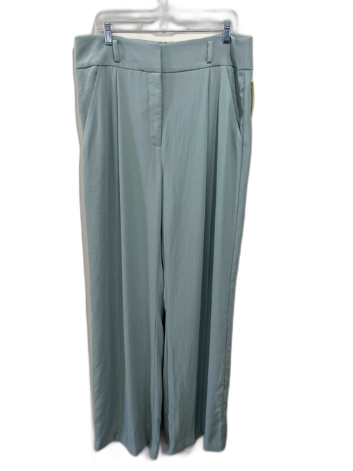 Veronica Beard Size 16 Green Gray Polyester Zip Fly Trouser Hook & Eye Pants Green Gray / 16