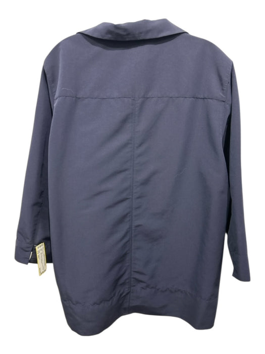 Tuckernuck Size XXL Dark Navy Polyester Long Sleeve Split Neck Collar Top Dark Navy / XXL