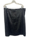 Ellen Tracy Size 14/16 Black Nylon Blend Side Zip Sequin Knee Length Skirt Set Black / 14/16