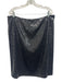 Ellen Tracy Size 14/16 Black Nylon Blend Side Zip Sequin Knee Length Skirt Set Black / 14/16