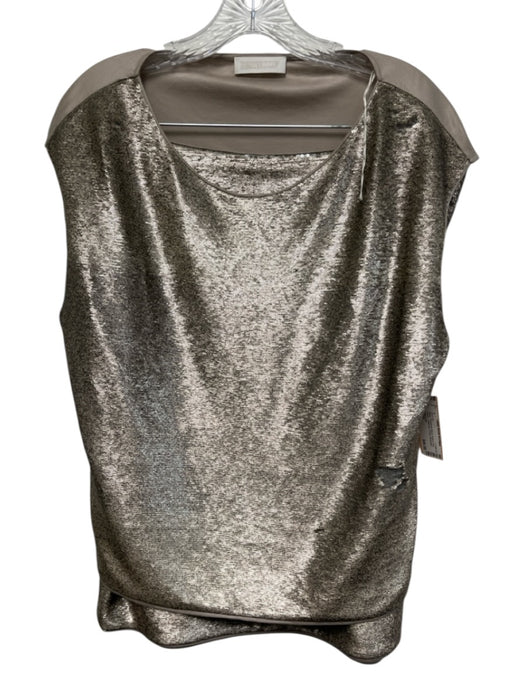 St Emile Size 12 Beige Polyamide Blend Hook & Eye Sequin Collarless Skirt Set Beige / 12