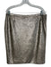 St Emile Size 12 Beige Polyamide Blend Hook & Eye Sequin Collarless Skirt Set Beige / 12