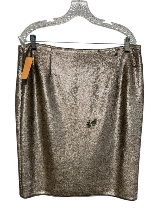 St Emile Size 12 Beige Polyamide Blend Hook & Eye Sequin Collarless Skirt Set Beige / 12