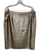 St Emile Size 12 Beige Polyamide Blend Hook & Eye Sequin Collarless Skirt Set Beige / 12