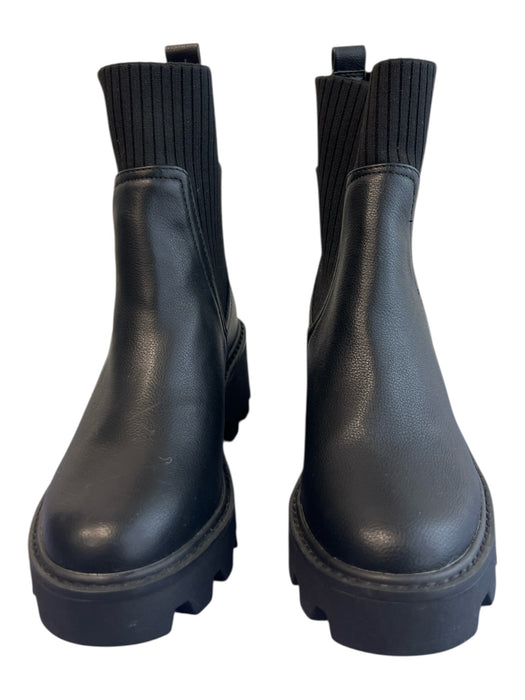 Dolce Vita Shoe Size 6 Black Manmade Material Elastic Ankle Almond Toe Boots Black / 6