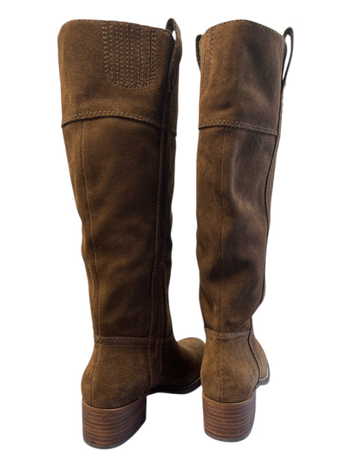 Lucky Brand Shoe Size 6.5 Brown Leather Suede Round Toe Below Knee Boots Brown / 6.5