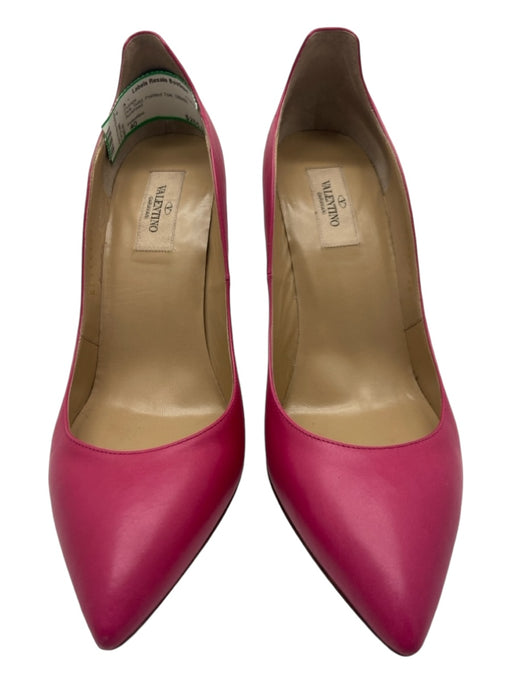 Valentino Shoe Size 40 Pink Solid Pointed Toe Stiletto Pumps Pink / 40