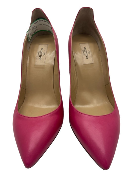 Valentino Shoe Size 40 Pink Solid Pointed Toe Stiletto Pumps Pink / 40