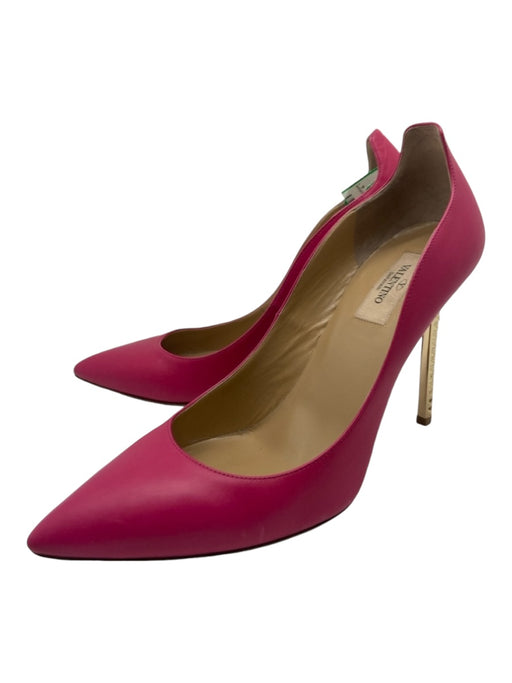 Valentino Shoe Size 40 Pink Solid Pointed Toe Stiletto Pumps Pink / 40