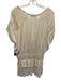 IRO Size 40 Cream Polyester V Neck Ruffle Trim Top Cream / 40