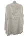 CP Shades Size M White Linen Split V Neck Dress White / M
