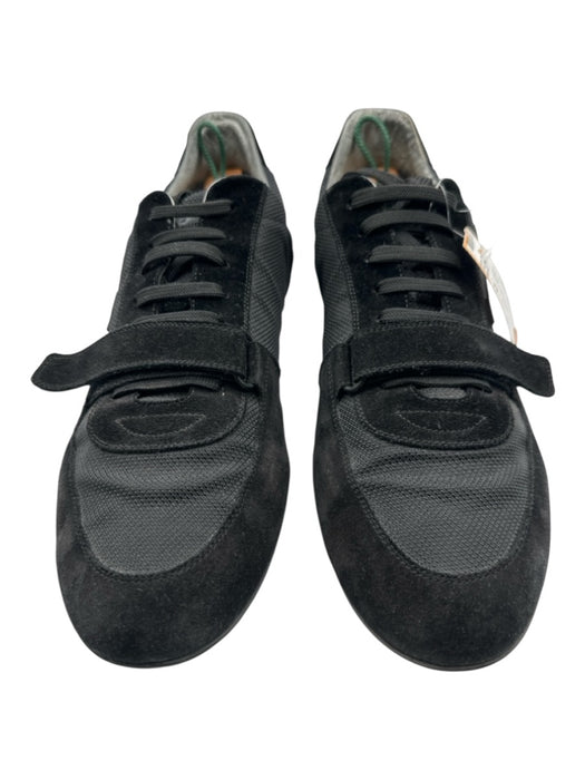 Louis Vuitton Shoe Size 11 AS IS Black Suede Low Top Lace Up Velcro Men's Shoes Black / 11
