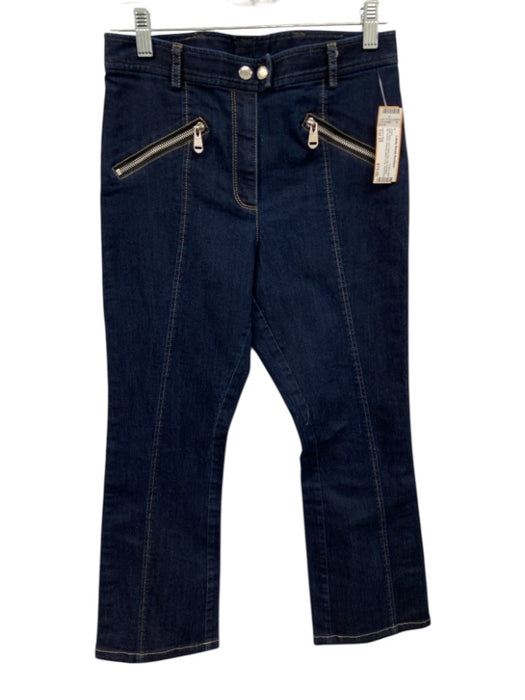Cinq a Sept Size Est 25 Dark Wash No Fabric Tag Zip & Button Zip Pocket Jeans Dark Wash / Est 25