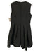 Red Valentino Size Est S Black No Fabric Tag jaquard Hearts A Line Skirt Dress Black / Est S