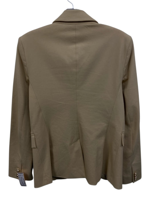 Derek Lam 10 Crosby Size 10 Beige Cotton Blend One Button Lapel Pants Set Beige / 10