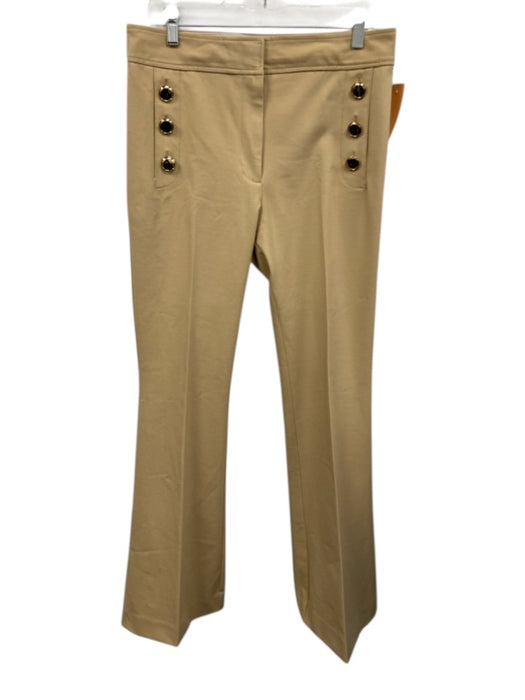 Derek Lam 10 Crosby Size 10 Beige Cotton Blend One Button Lapel Pants Set Beige / 10