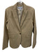 Derek Lam 10 Crosby Size 10 Beige Cotton Blend One Button Lapel Pants Set Beige / 10