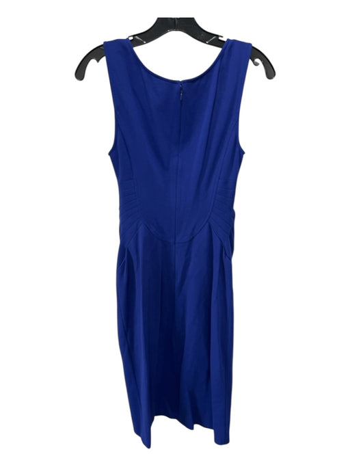 Armani Collezioni Size 4 Royal Blue Missing Fabric Sleeveless Dress Royal Blue / 4