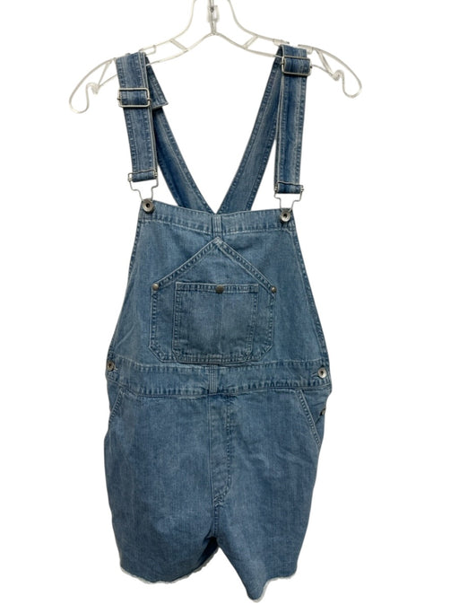 Rag & Bone Jean Size M Light Wash Cotton Denim Sleeveless Overalls Romper Light Wash / M