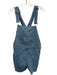Rag & Bone Jean Size M Light Wash Cotton Denim Sleeveless Overalls Romper Light Wash / M