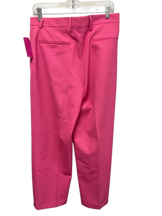 Dries Van Noten Size 38 Hot pink Polyester & Wool Zip Fly High Rise Pants Hot pink / 38
