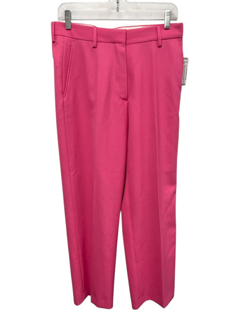 Dries Van Noten Size 38 Hot pink Polyester & Wool Zip Fly High Rise Pants Hot pink / 38