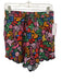 Farm Rio Size S Black, Red, Multi Linen & Viscose Flora & Fauna Shorts Black, Red, Multi / S